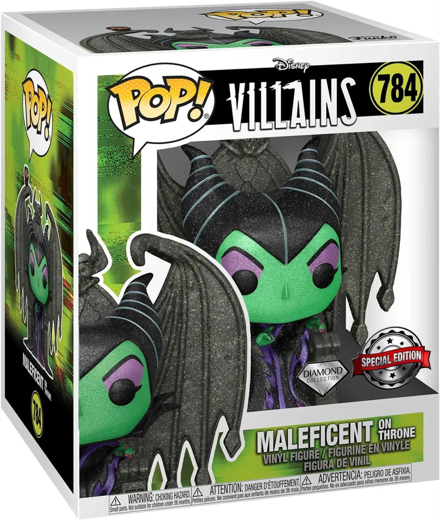Funko POP! Deluxe: Villains- Maleficent on Throne (DGLT) (Exclusive)