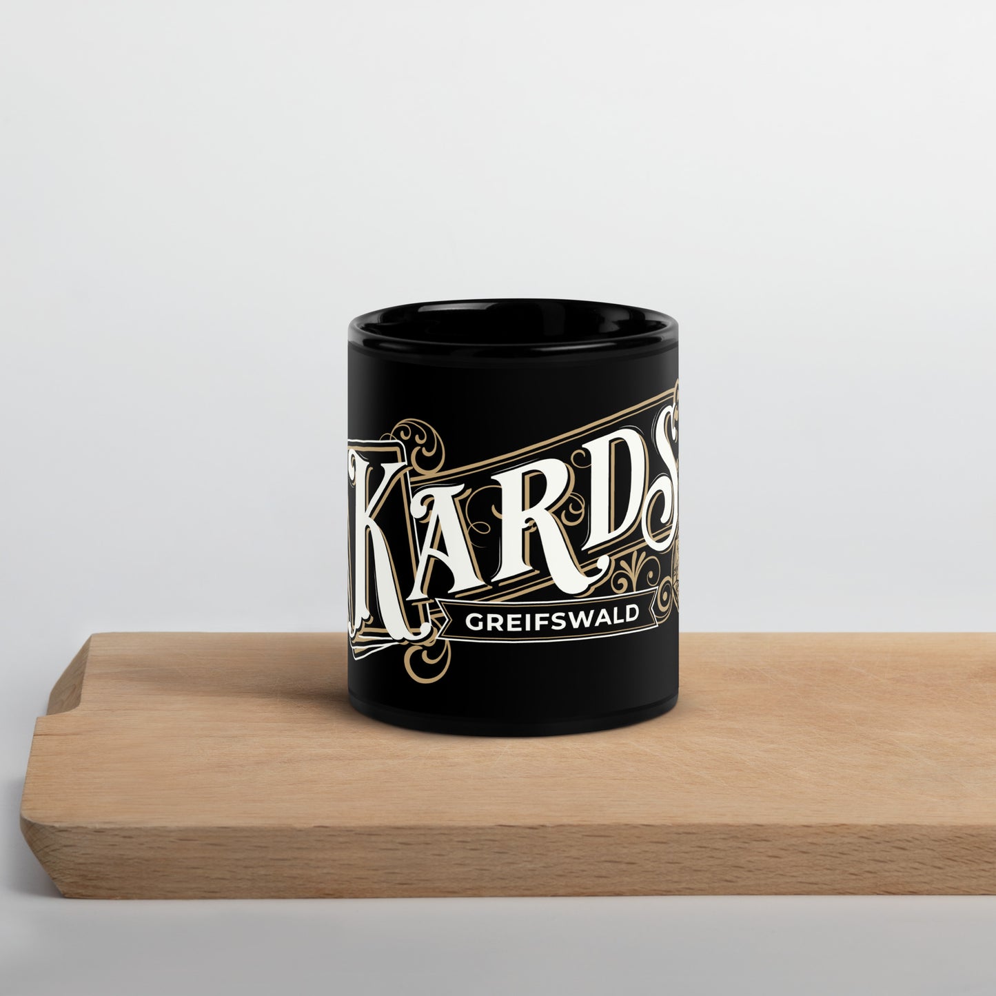 KARDS Logo - schwarze Tasse