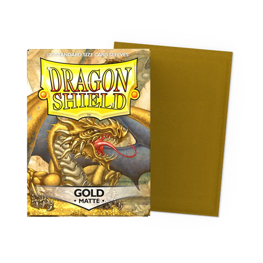Gold - Matte Sleeves - Standard Size