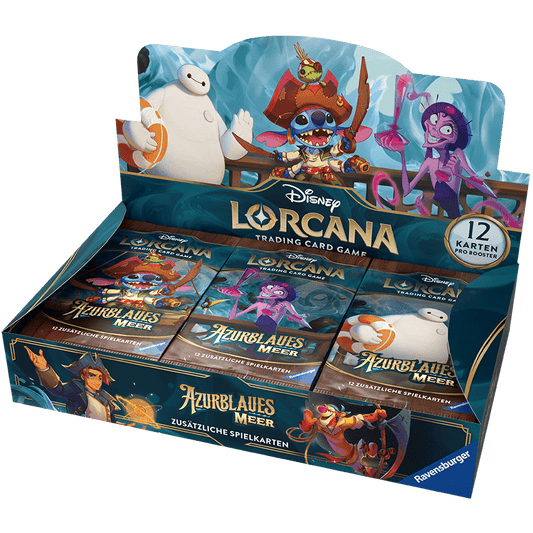 Disney Lorcana Booster Display (24 Booster) - Azurblaues Meer