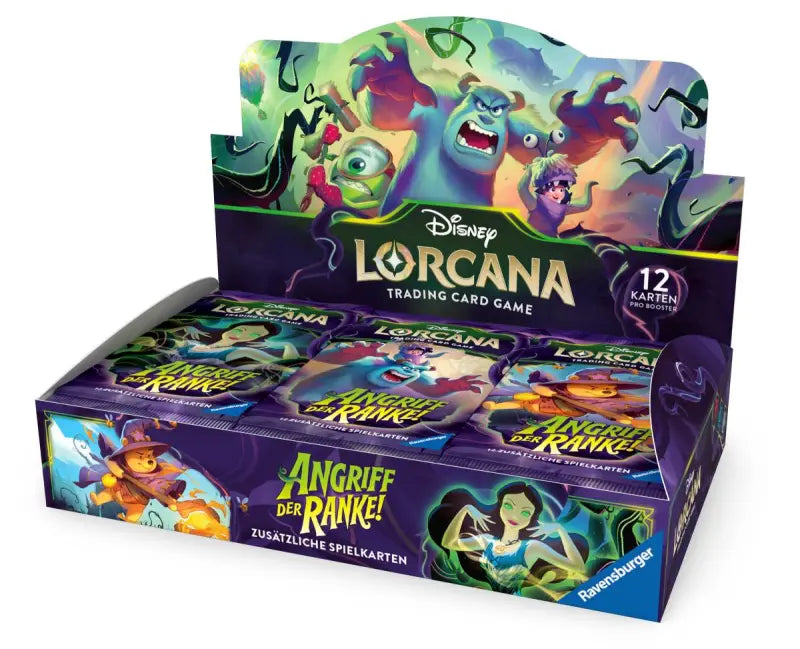 Lorcana TCG Anriff der Ranke Booster Display