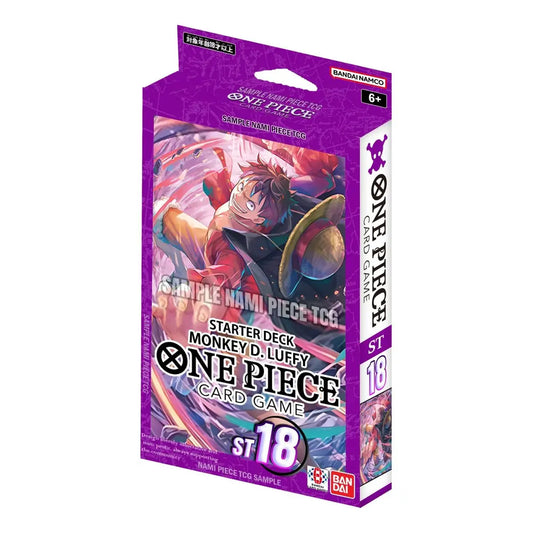 One Piece Deck lila purple Monkey D. Luffy ST18