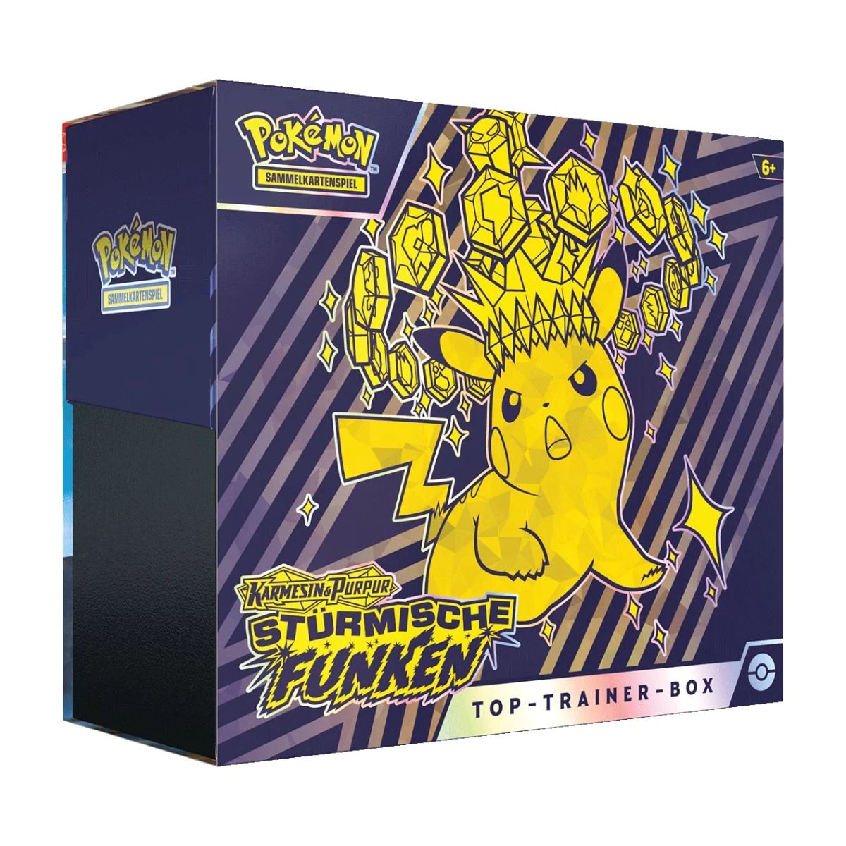 Pokemon Karmesin und Purpur Stürmische Funken Top Trainer Box ETB deutsch