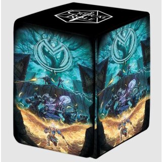 UP - Printed Leatherette Alcove Deck Box featuring: Vox Machina Art from Critical Role