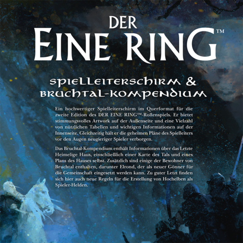 Der Eine Ring Spielleiterschirm & Bruchtal-Kompendium - DE