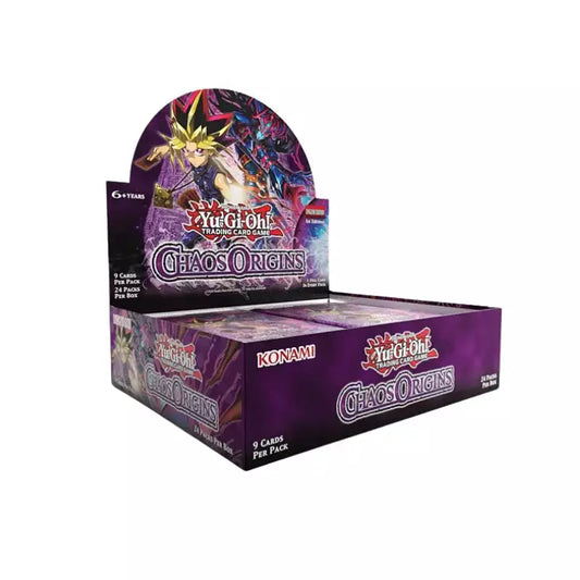 YGO Chaos Origin Booster Display