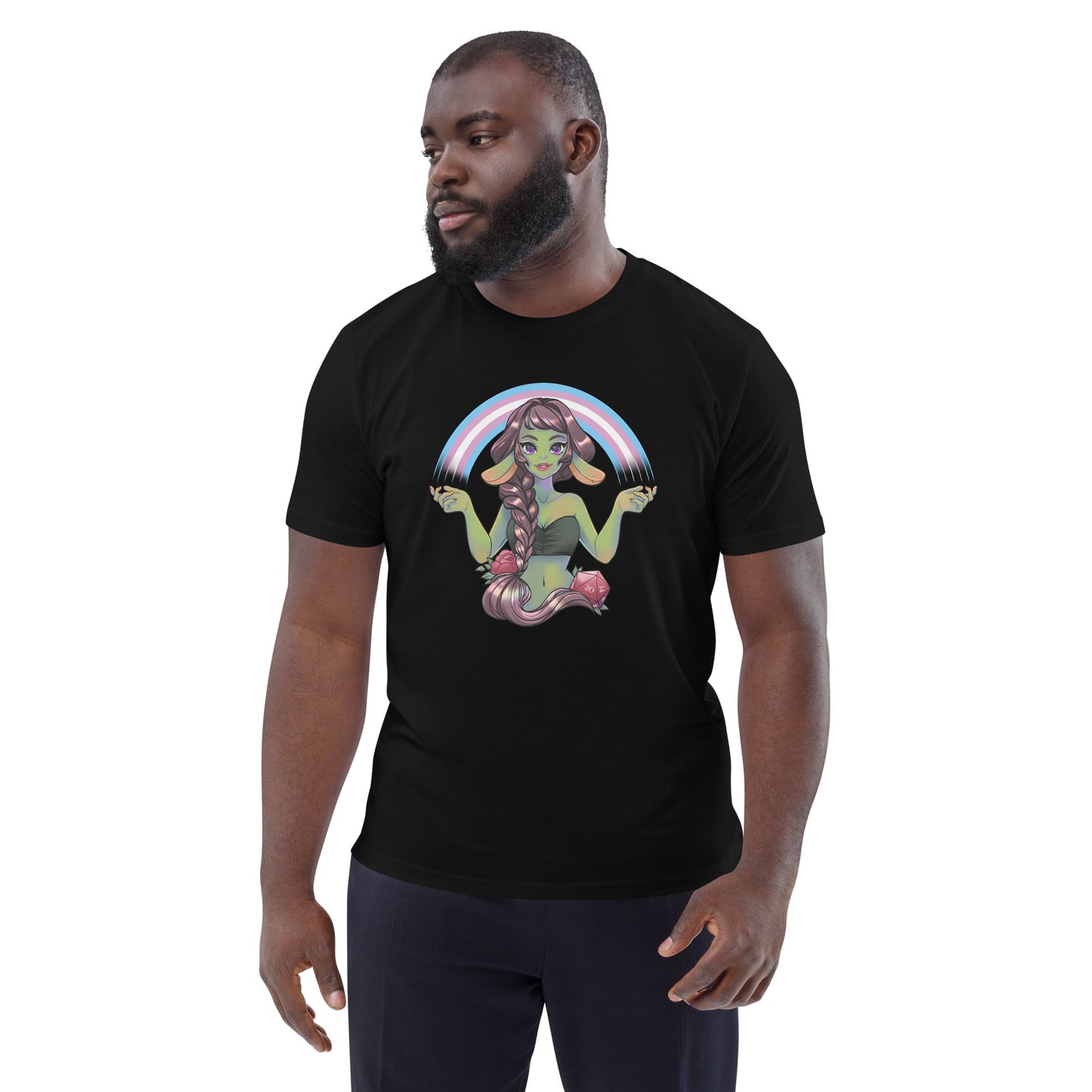 Pride Goblin - Transgender - Unisex Organic Cotton T-Shirt