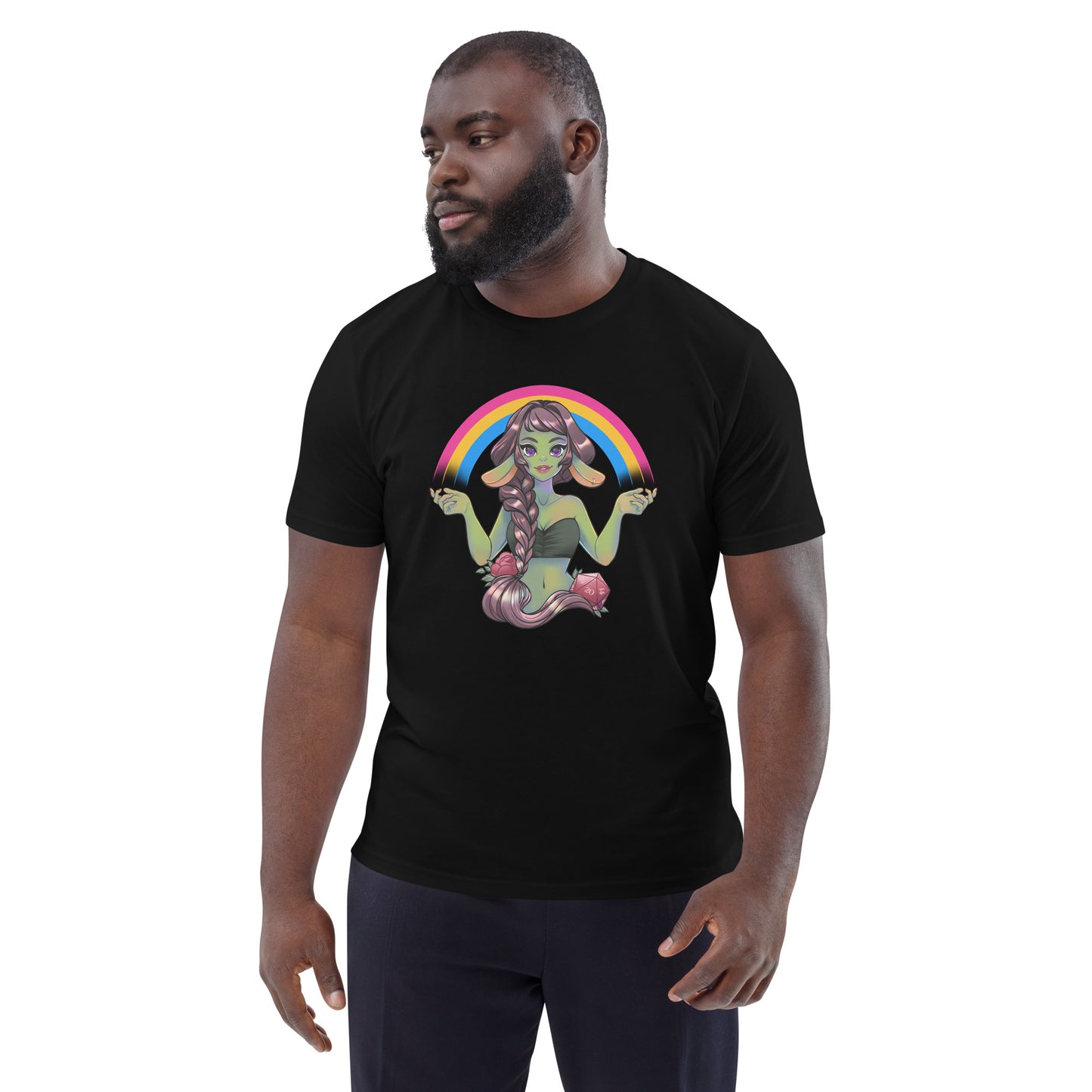 Pride Goblin - Pansexual - Unisex-Bio-Baumwoll-T-Shirt