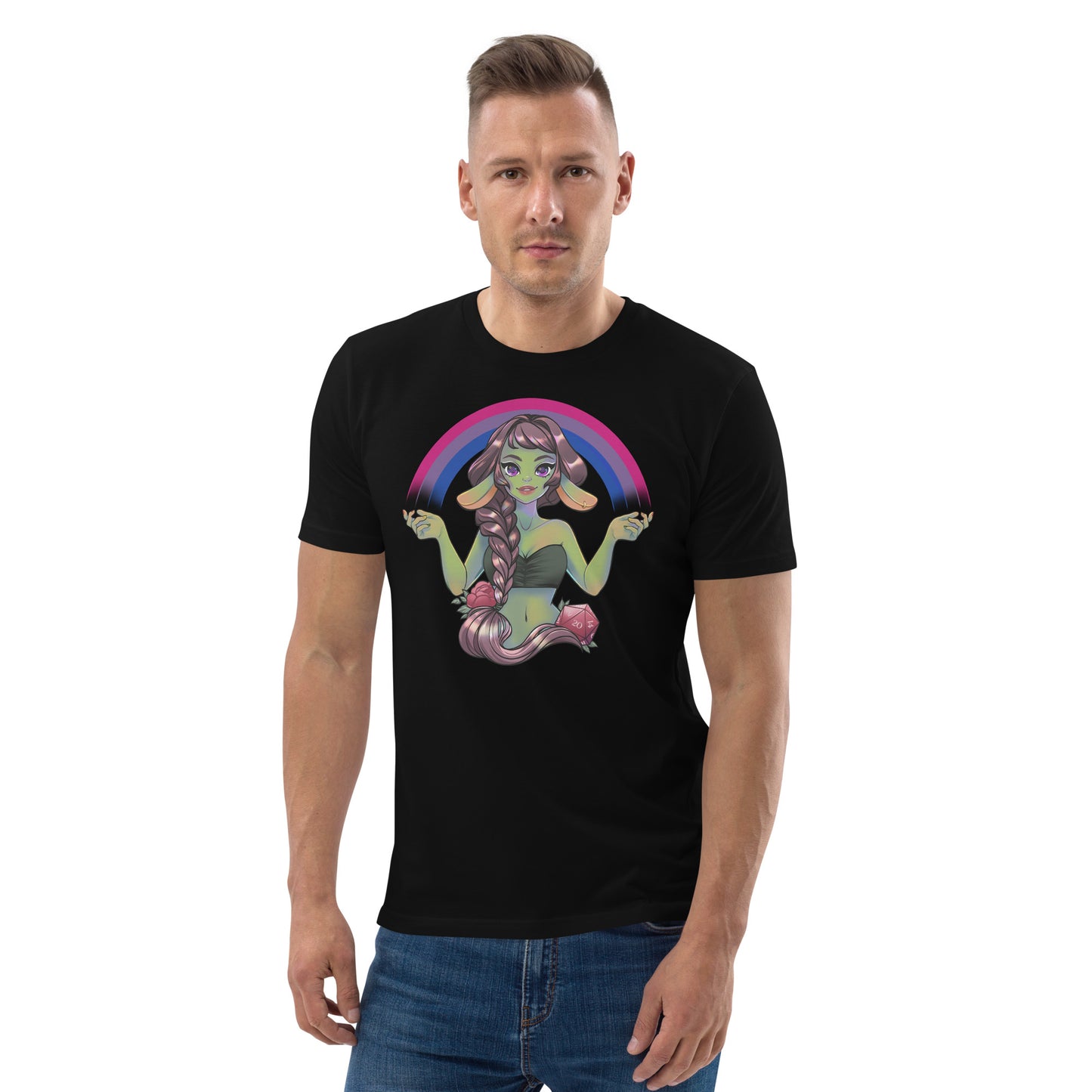 Pride Goblin - Bisexual - Unisex-Bio-Baumwoll-T-Shirt