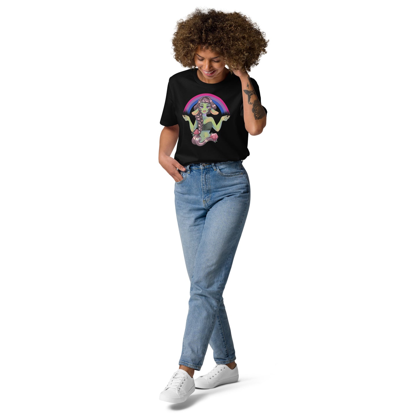 Pride Goblin - Bisexual - Unisex Organic Cotton T-Shirt