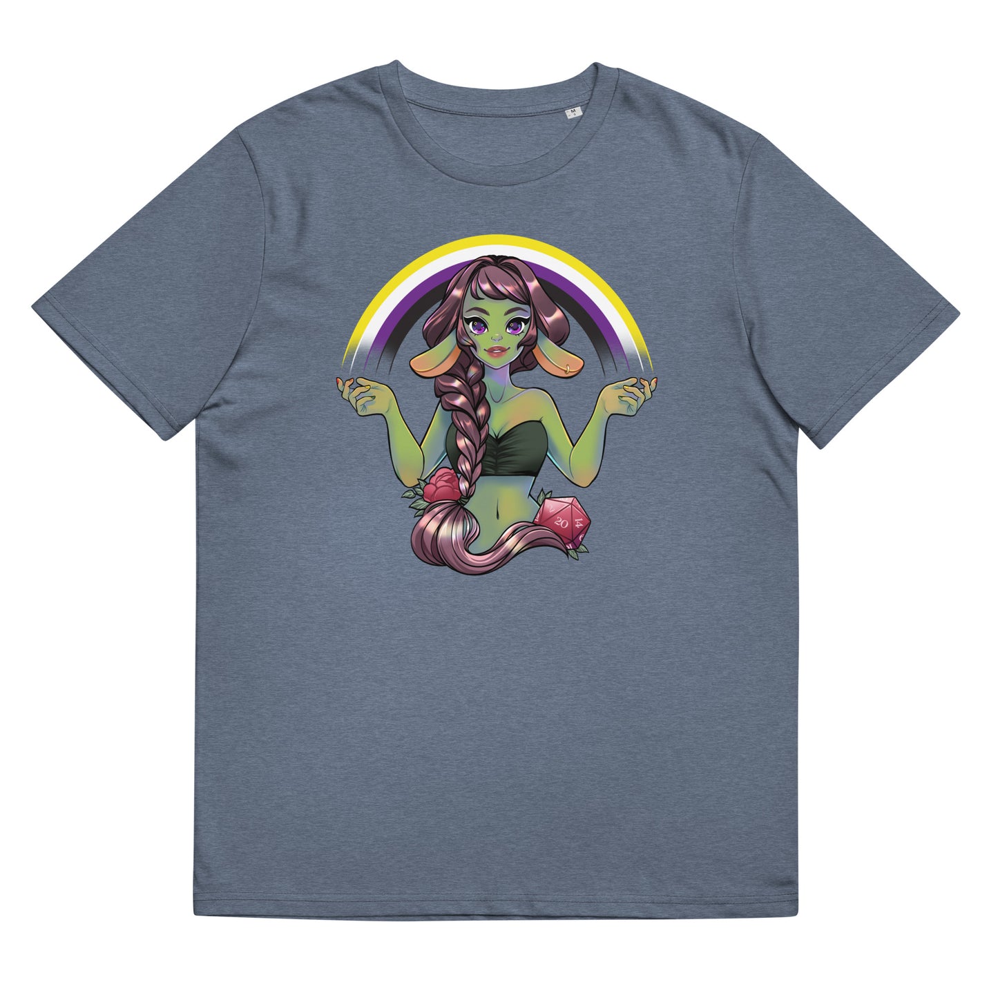 Pride Goblin - Non-Binary - Unisex-Bio-Baumwoll-T-Shirt
