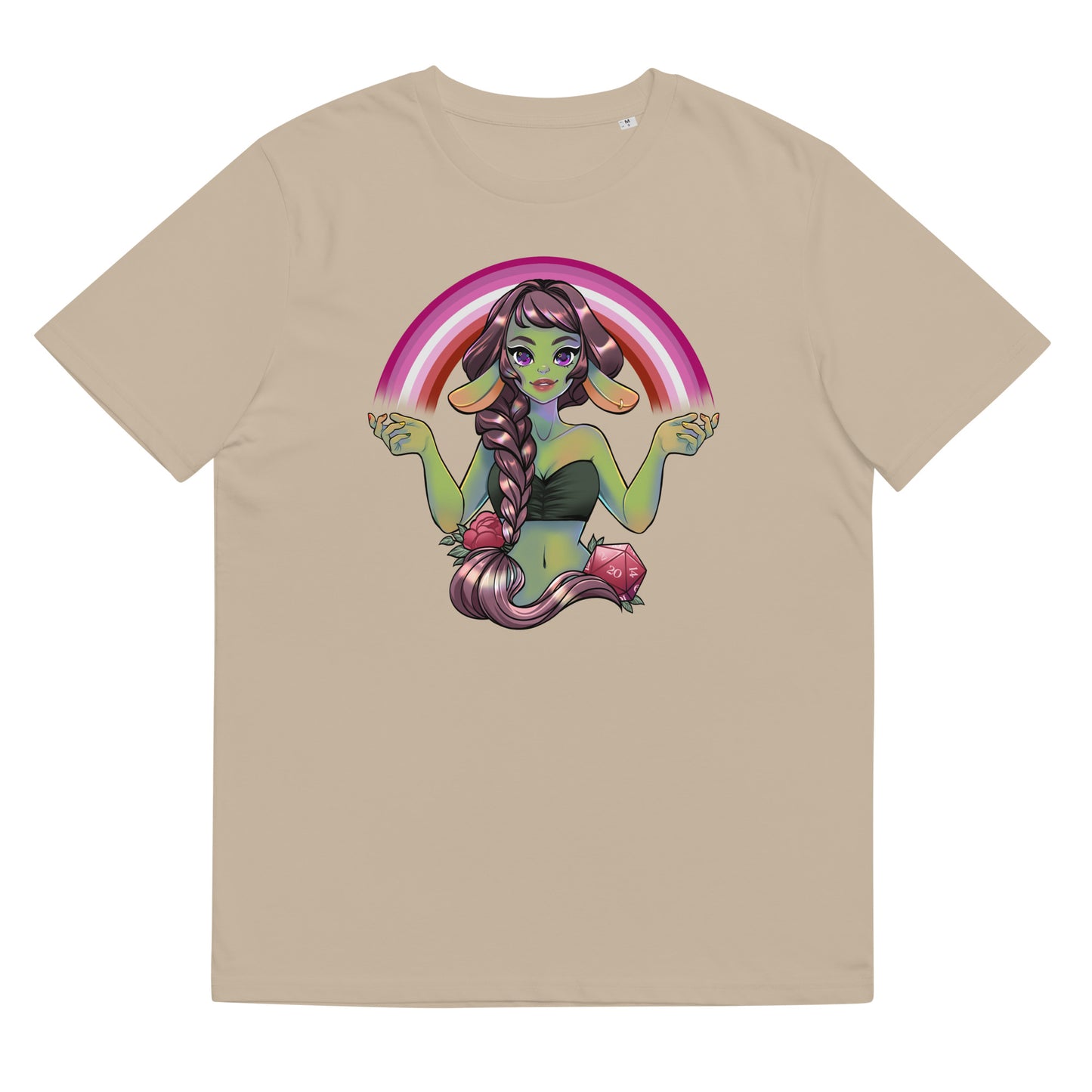 Pride Goblin - Lesbian - Unisex-Bio-Baumwoll-T-Shirt