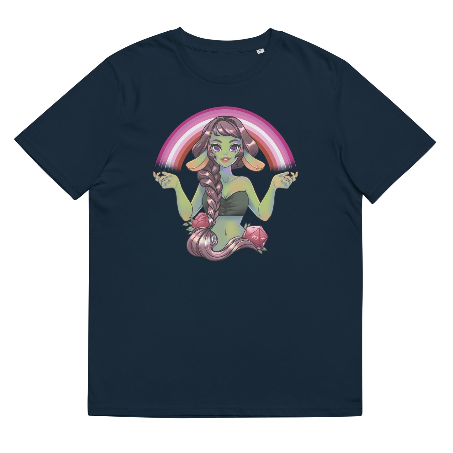 Pride Goblin - Lesbian - Unisex Organic Cotton T-Shirt
