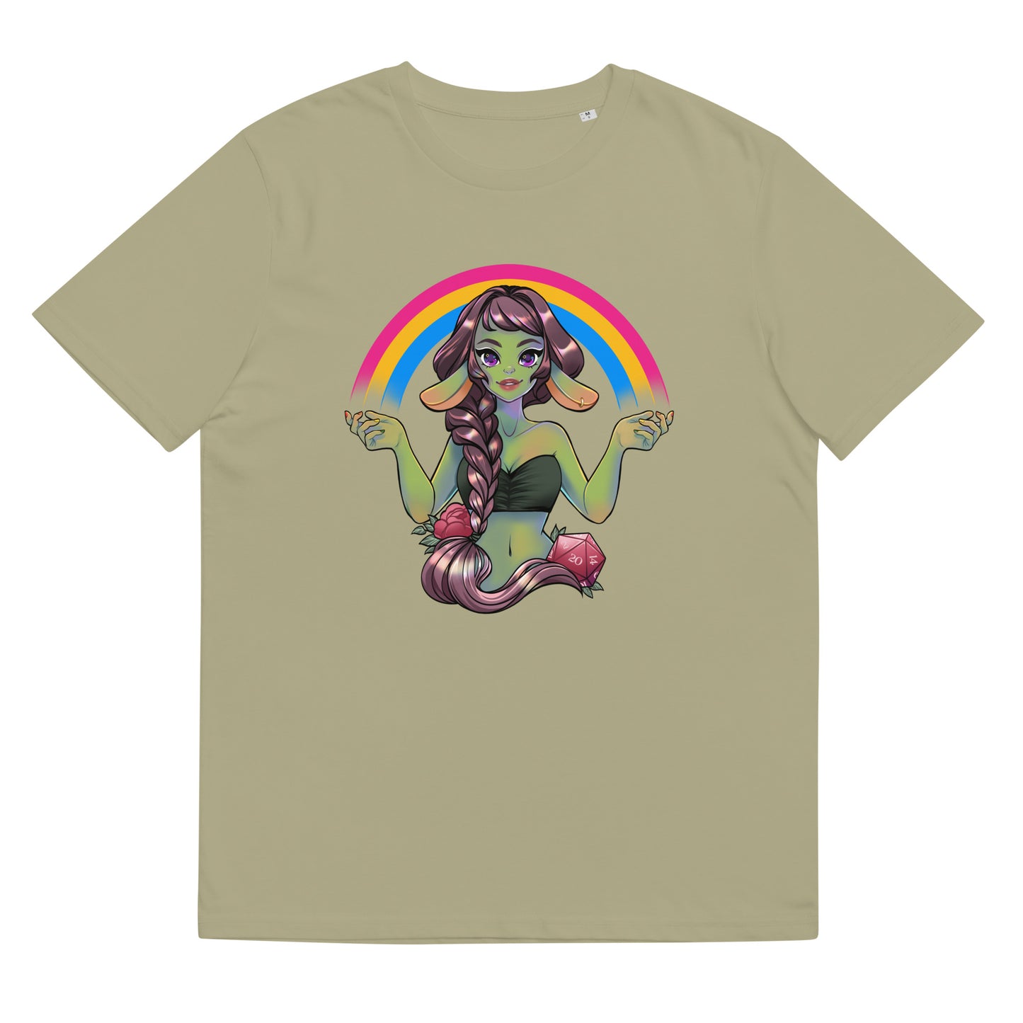 Pride Goblin - Pansexual - Unisex Organic Cotton T-Shirt