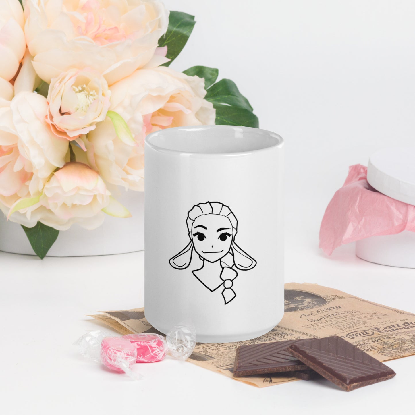 Goblin Girl 2 - White Glossy Mug