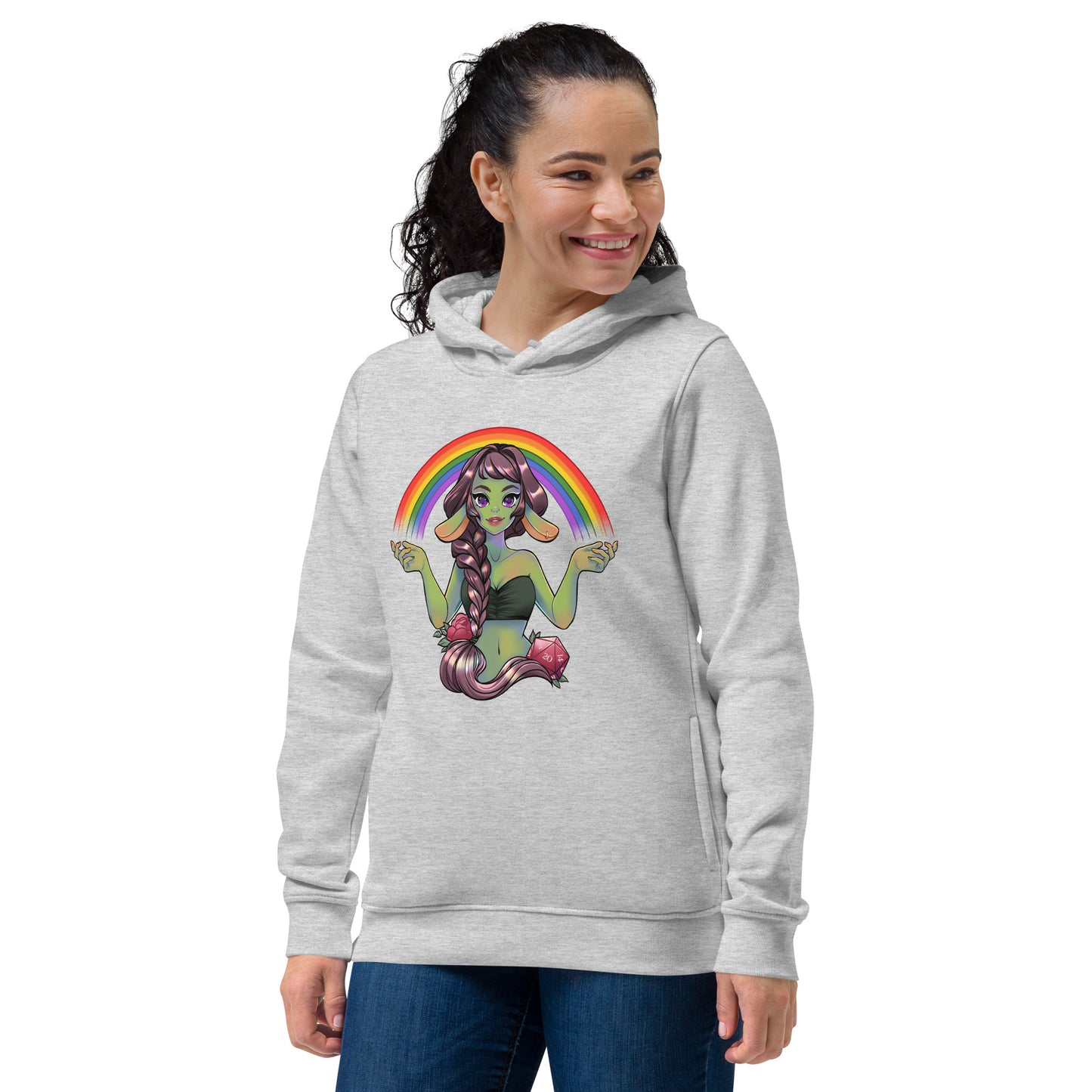 Pride Goblin - Organic women's fitted hoodie